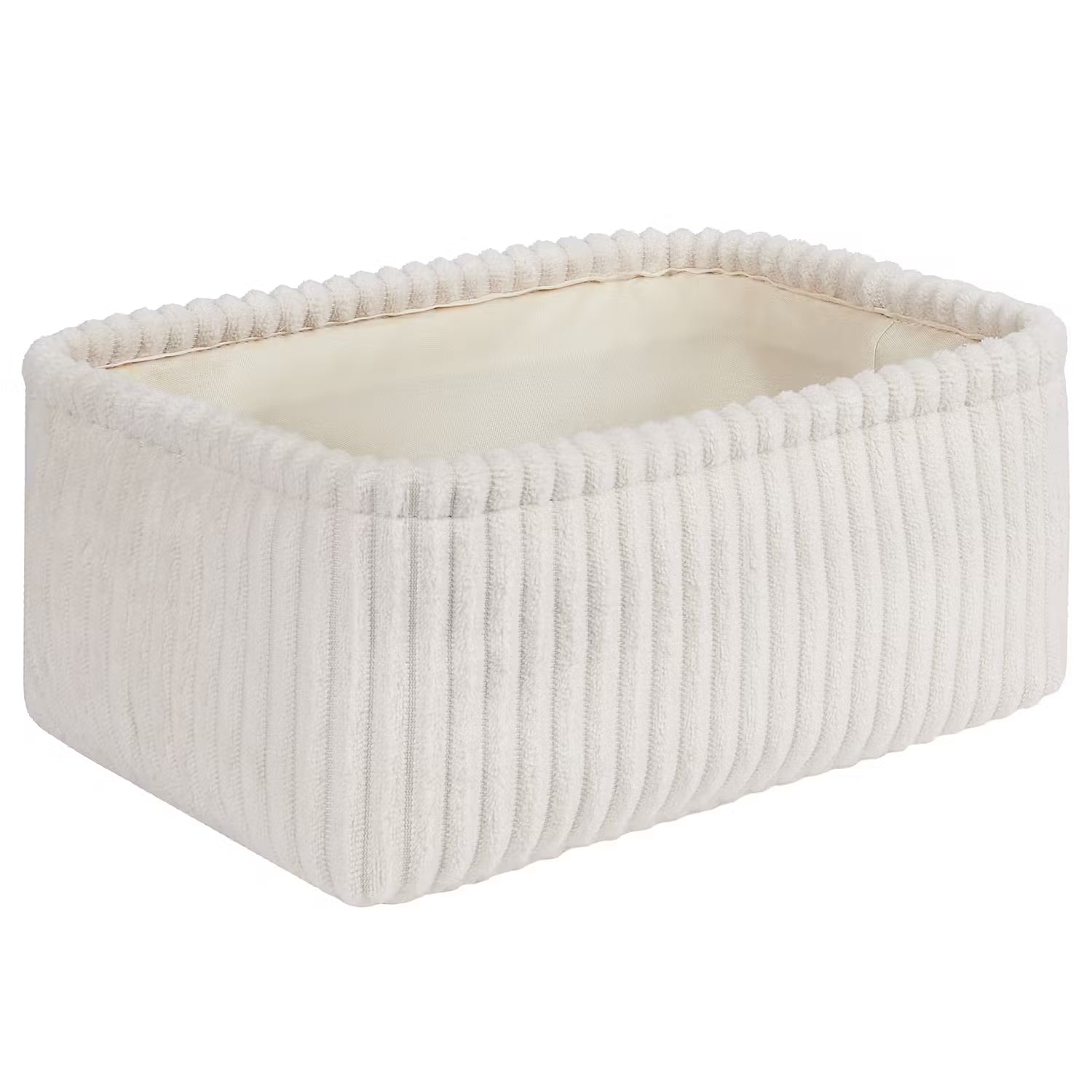 LORD OF CORD Korb 3-tlg. - Polyester - Beige