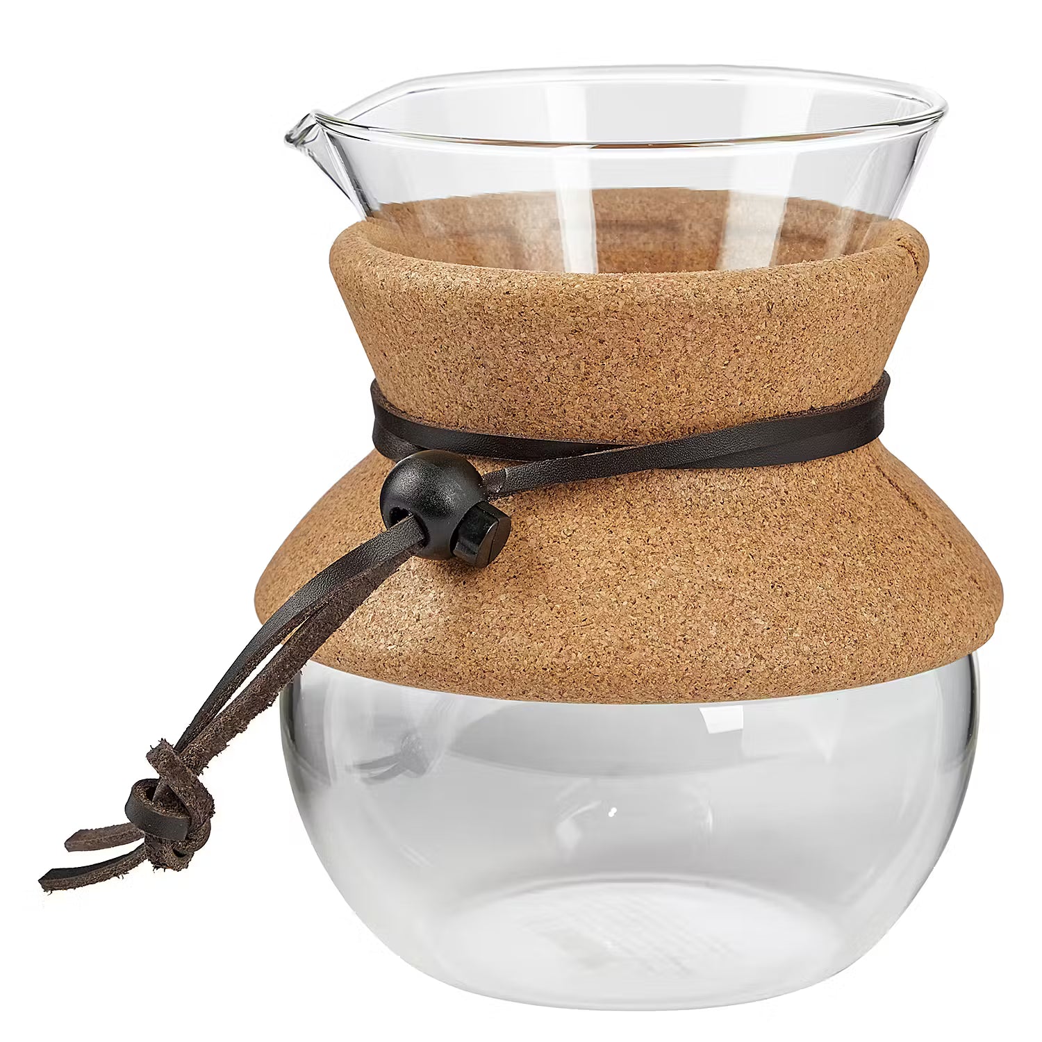 BODUM Kaffeebereiter - Borosilikatglas / Edelstahl / Silikon / Kunststoff - Fassungsvermögen: 0.5 L