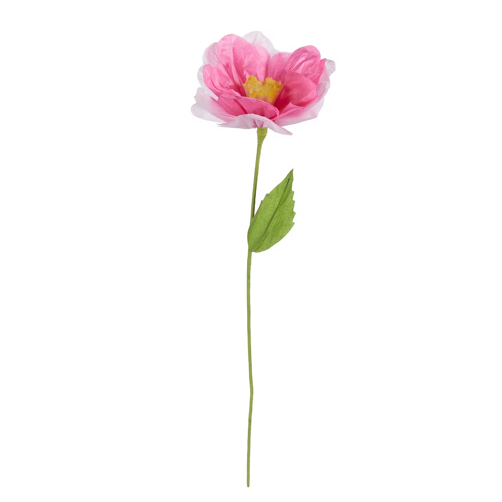 BLOOM Deko-Blume - Papier / Eisen - Pink - Pink