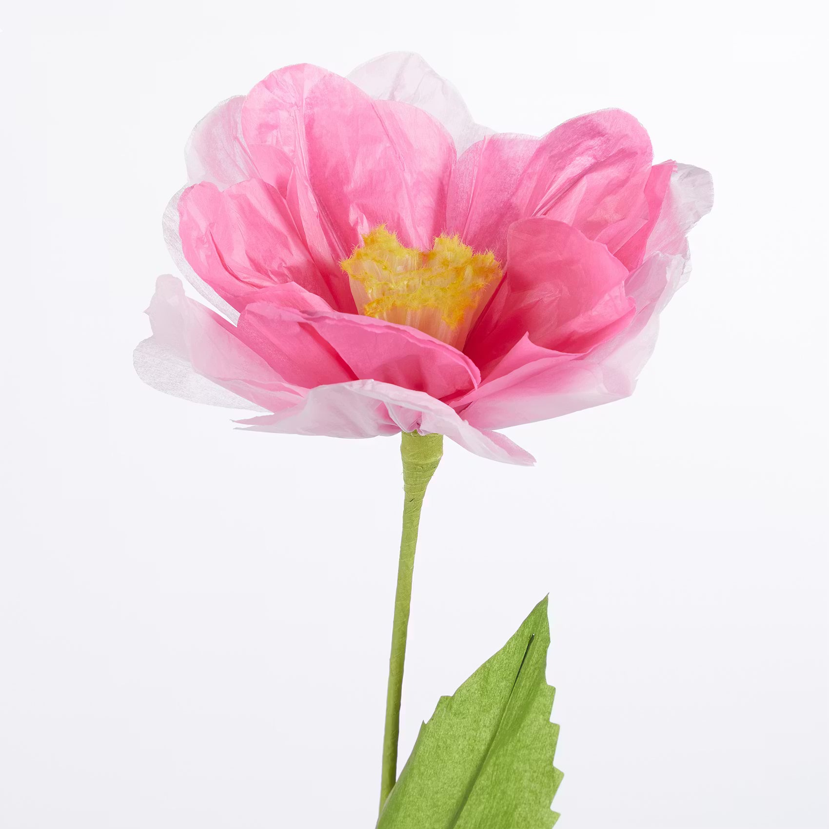 BLOOM Deko-Blume - Papier / Eisen - Pink - Pink