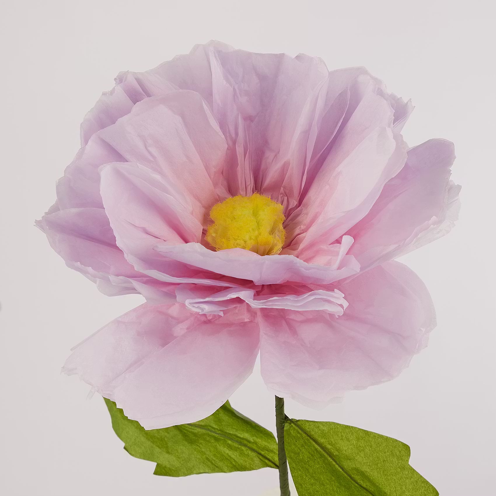 BLOOM Deko-Blume  - Papier / Eisen - Pastelllila - Violett