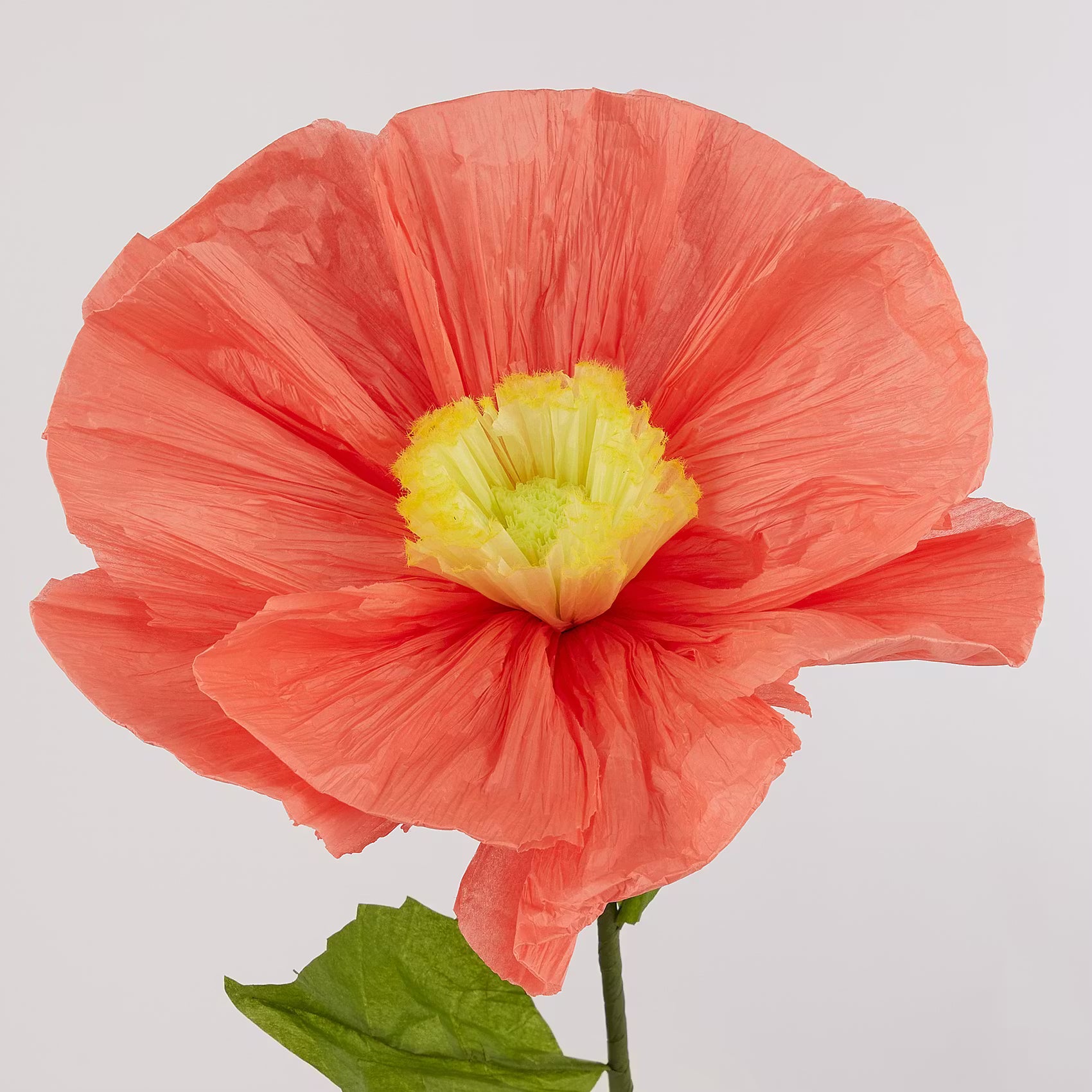 BLOOM Deko-Blume  - Papier / Eisen - Rot - Rot