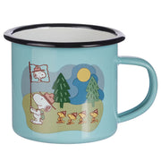 PEANUTS Tasse - Emaille - Hellblau