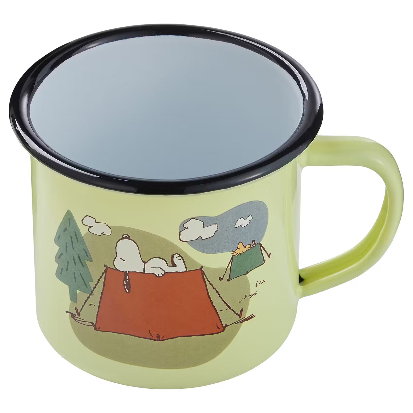PEANUTS Tasse - Emaille - Gelb