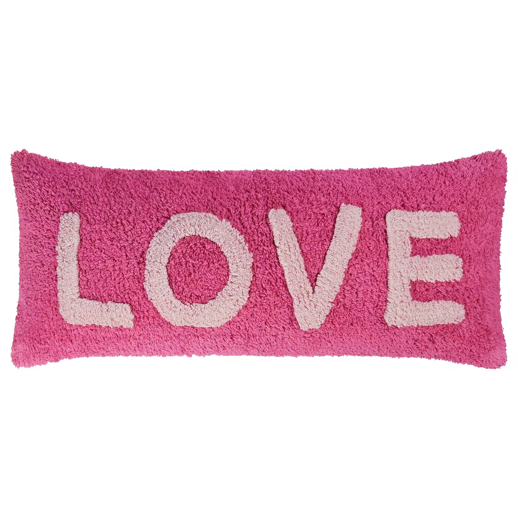 TUFTED LOVE Kissen - Baumwolle / Polyester - Pink