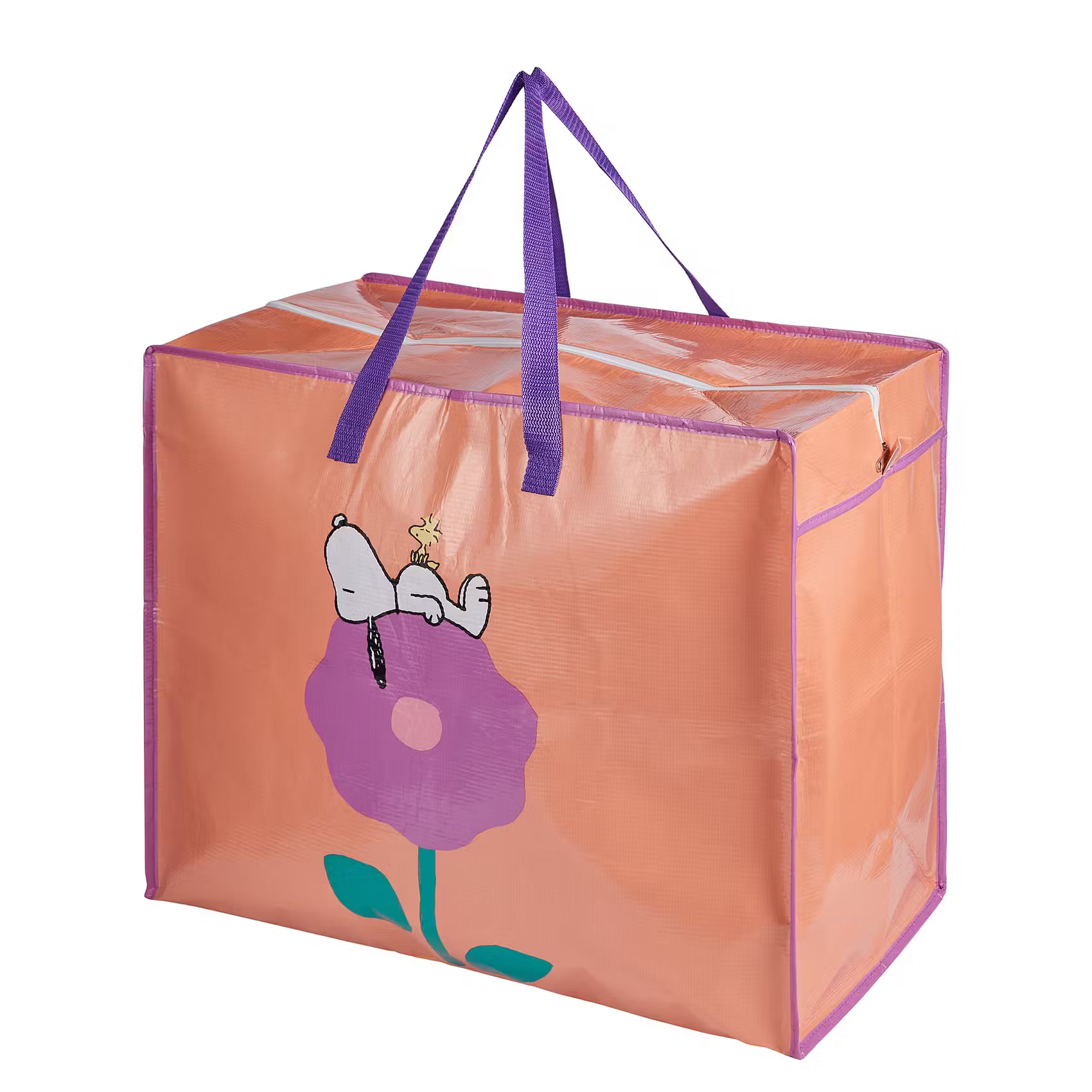 PEANUTS Jumbotasche Snoopy Blume - PET - Hellorange