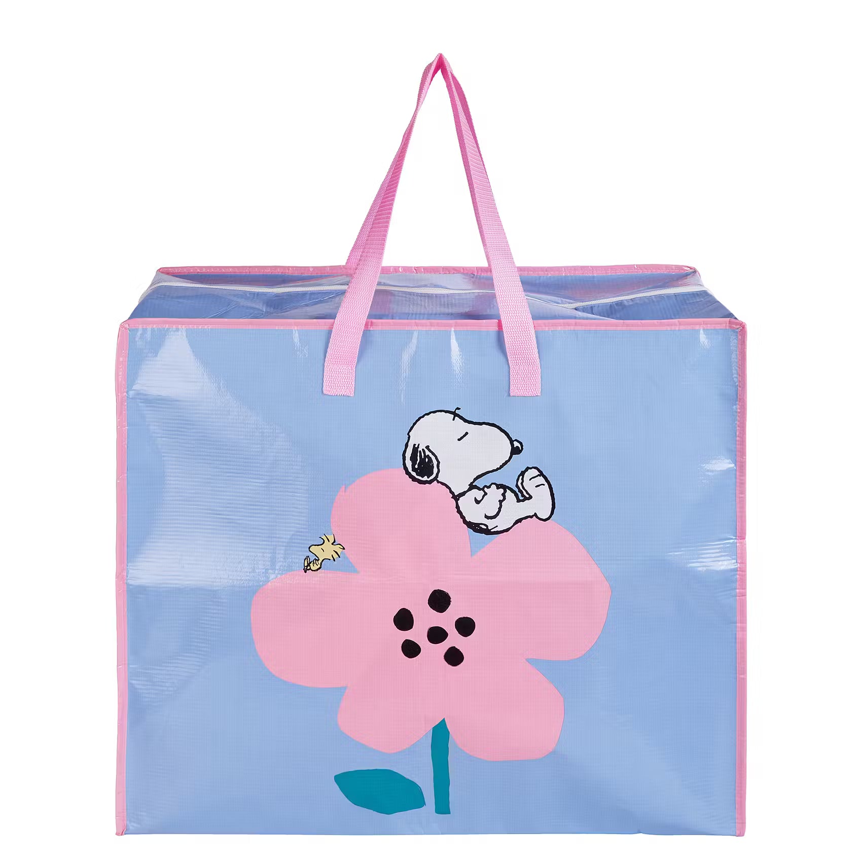 PEANUTS Jumbotasche Snoopy Blume - PET - Hellblau