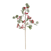 WINTERGREEN Kunstzweig Beeren & Eukalyptus