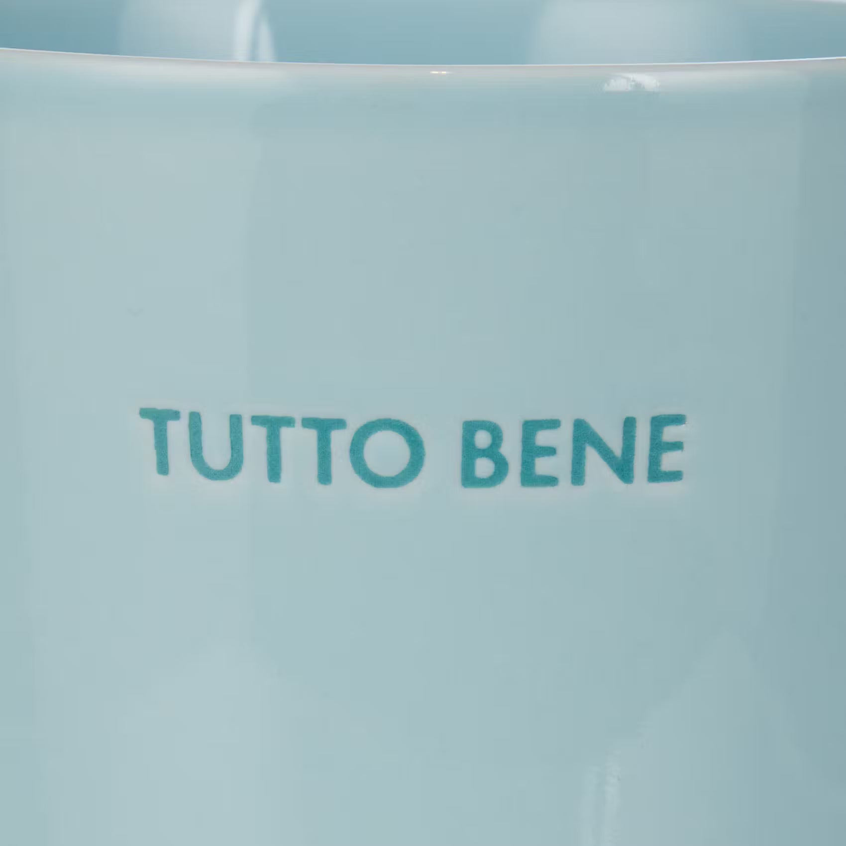 GOOD VIBES Tasse Tutto Bene - Porzellan - Blau