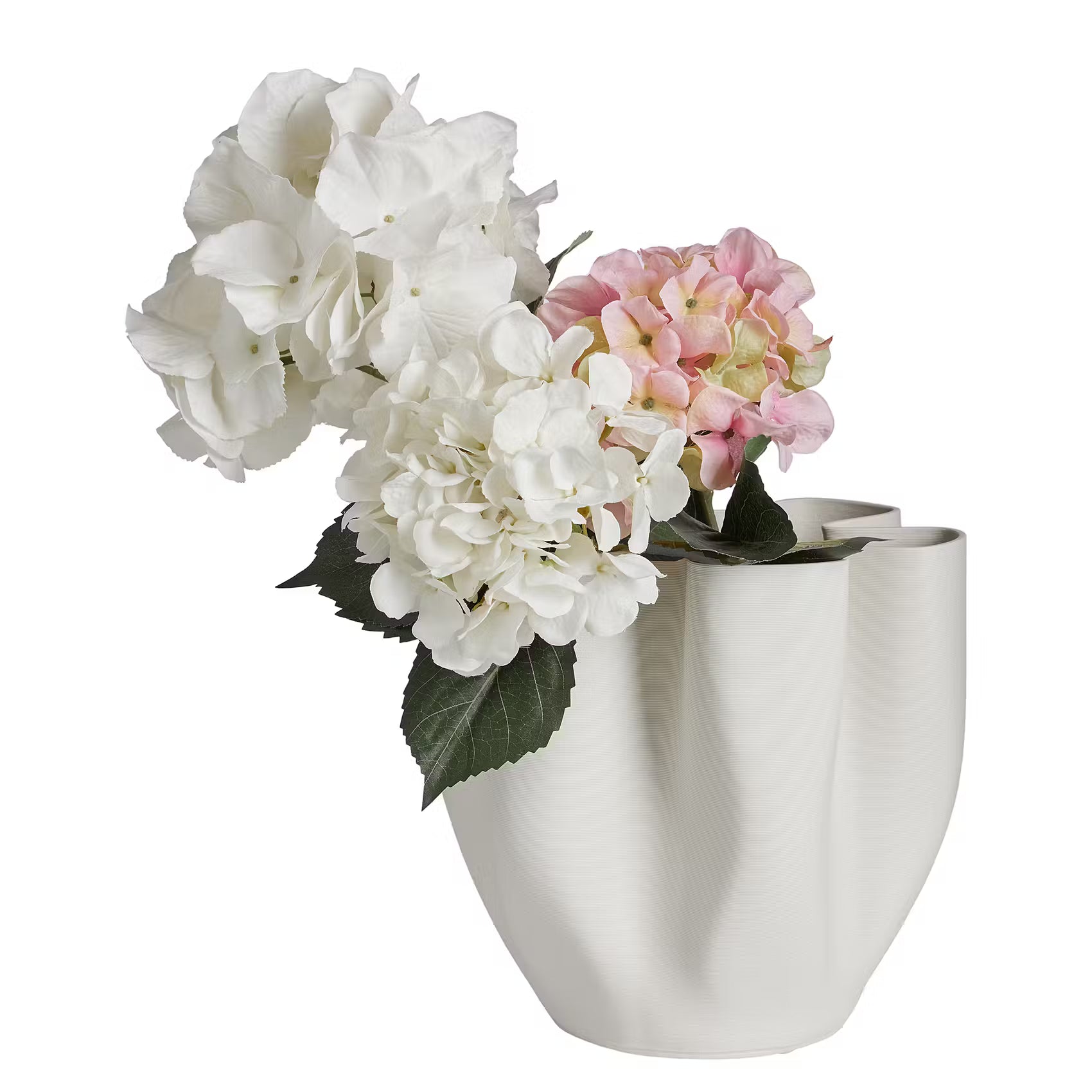 VISION Vase 3D - Porzellan - Weiß