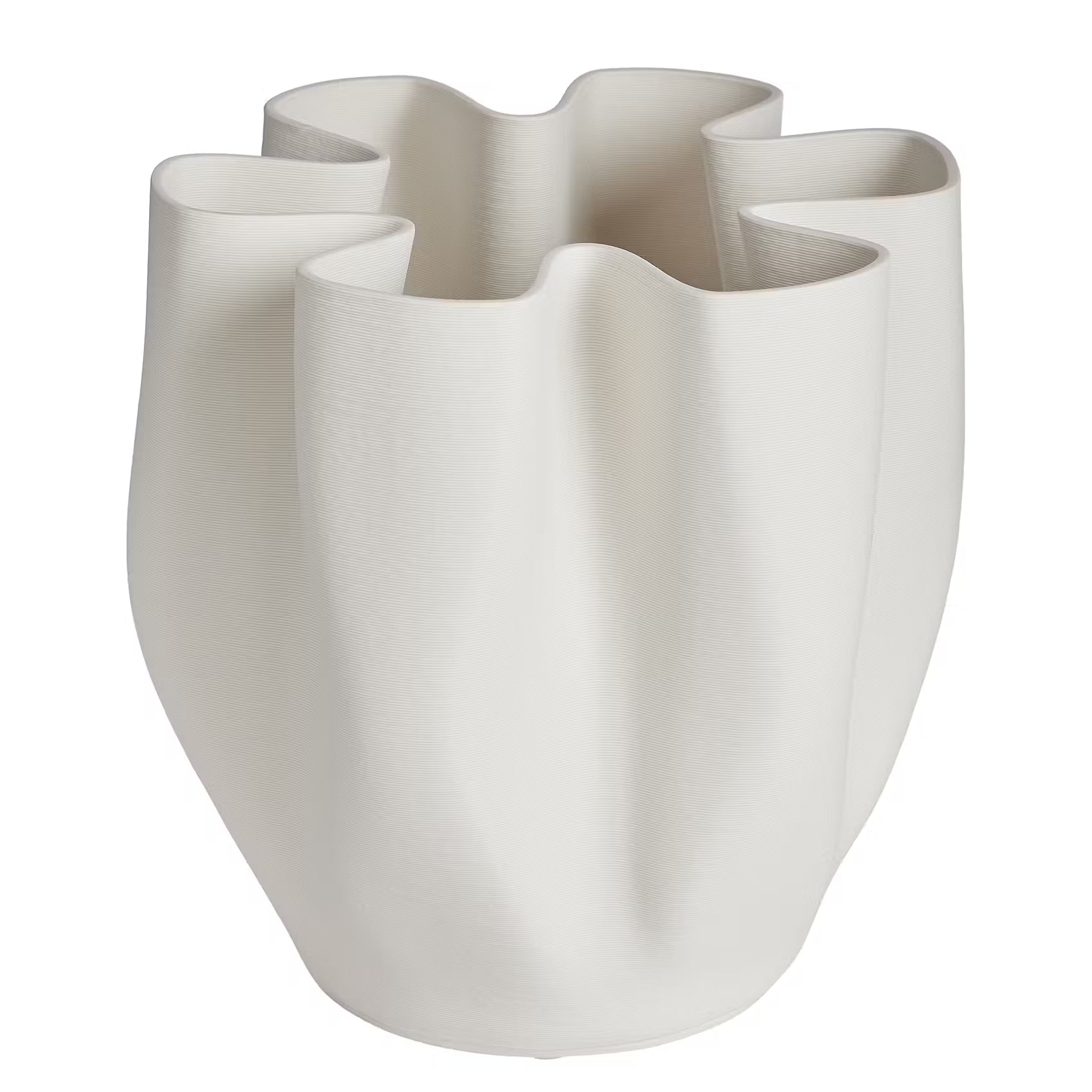 VISION Vase 3D - Porzellan - Weiß