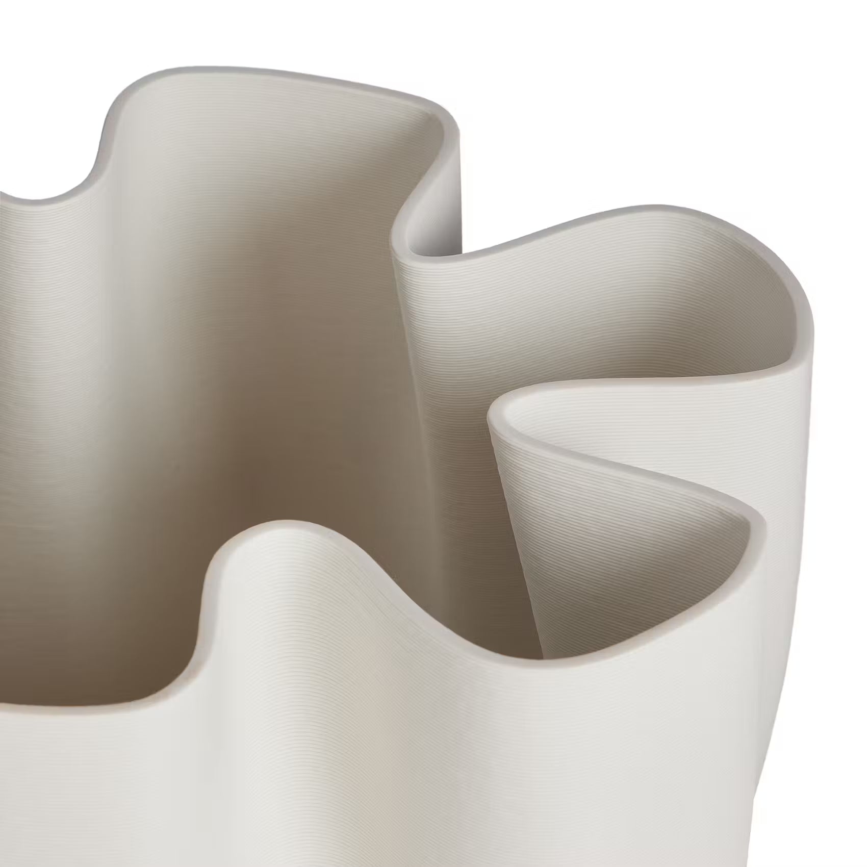 VISION Vase 3D - Porzellan - Weiß