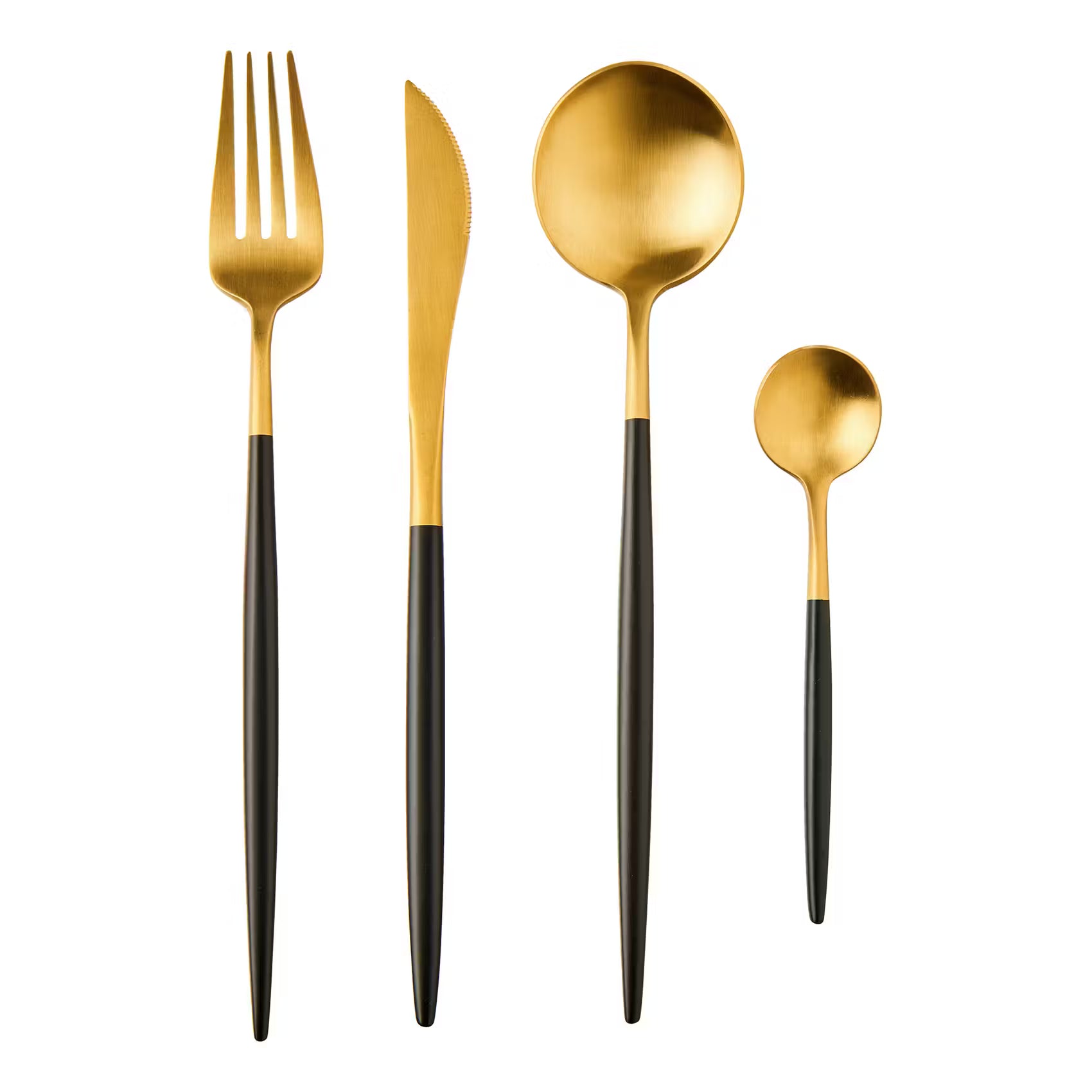 STILETTO Besteck-Set 20-tlg. - Edelstahl - Gold
