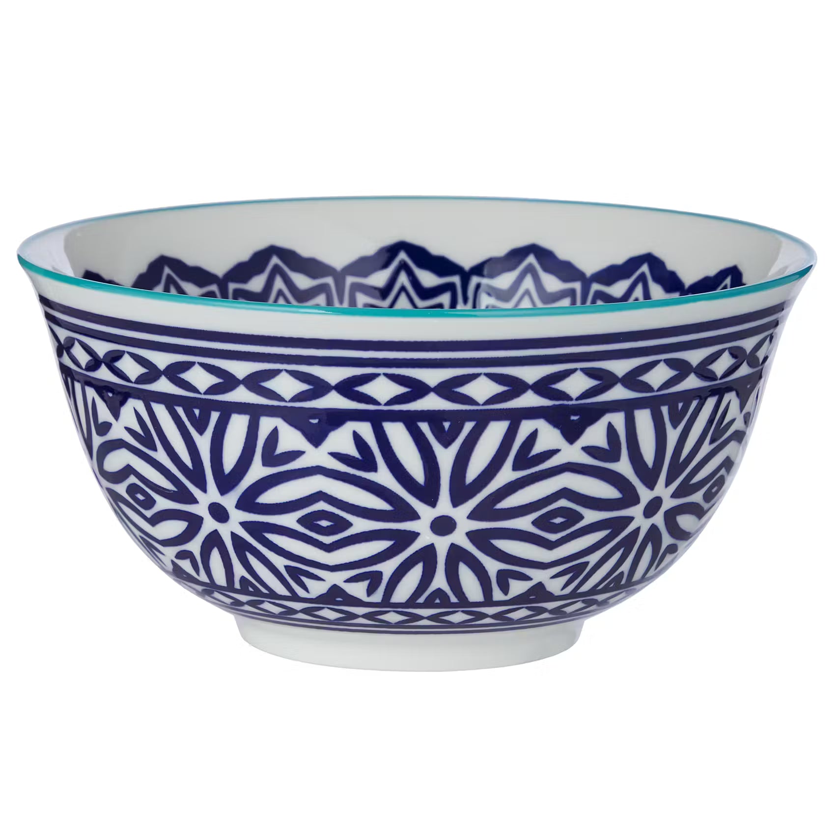 Schale ORNAMENTS 6er-Set - Porzellan - Blau