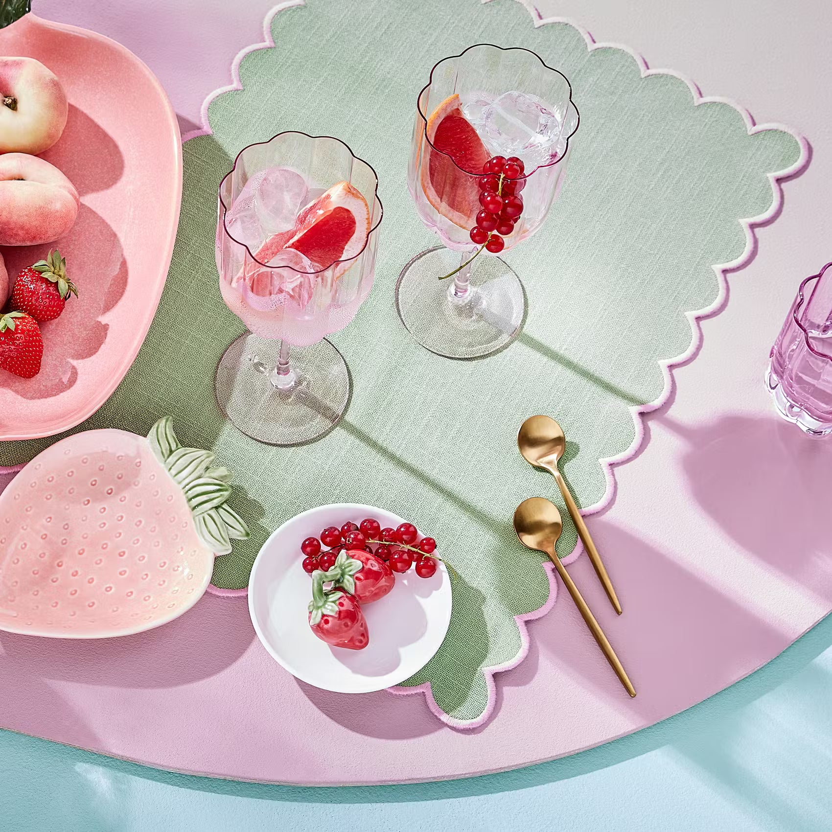FIORI Weinglas 4er-Set - Glas - Rosa