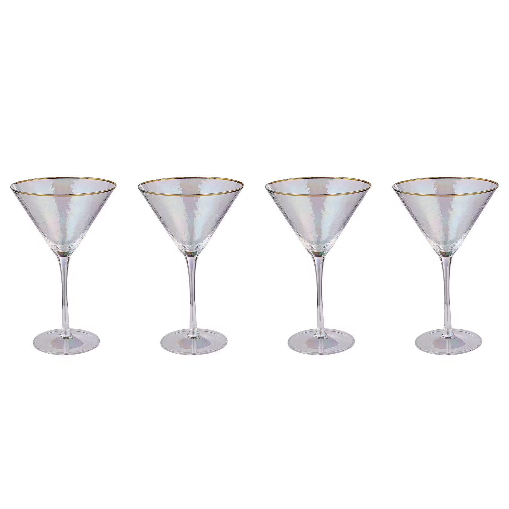 SMERALDA Martiniglas 4er-Set - Glas - Transparent