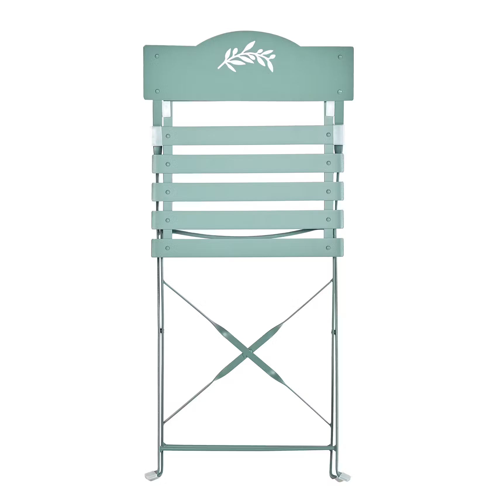 OLIVE GARDEN Gartenstuhl 2er-Set - Eisen - Salbei