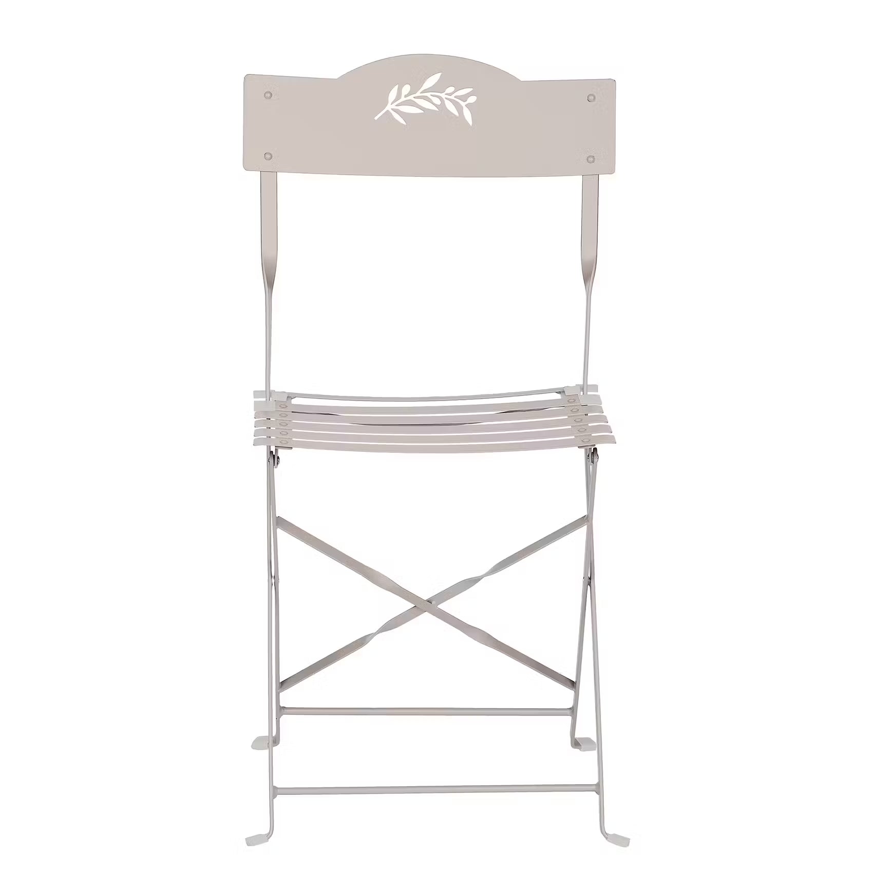 OLIVE GARDEN Gartenstuhl 2er-Set - Eisen - Taupe