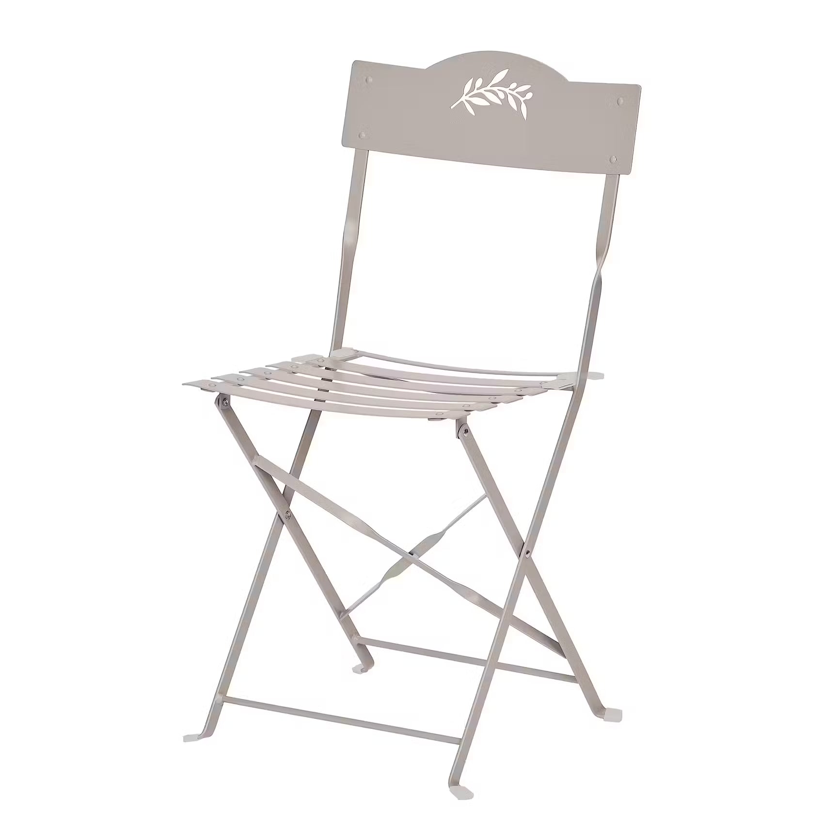 OLIVE GARDEN Gartenstuhl 2er-Set - Eisen - Taupe