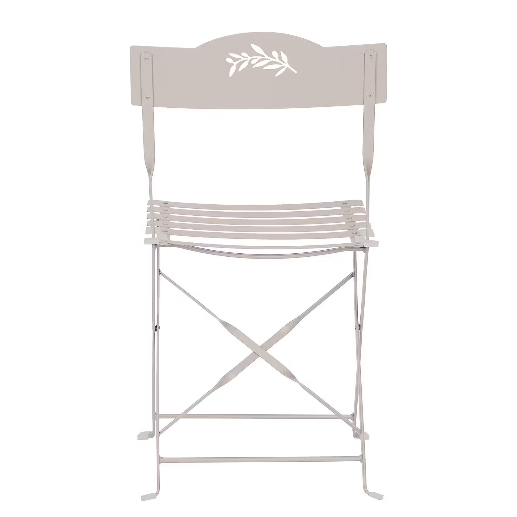 OLIVE GARDEN Gartenstuhl 2er-Set - Eisen - Taupe