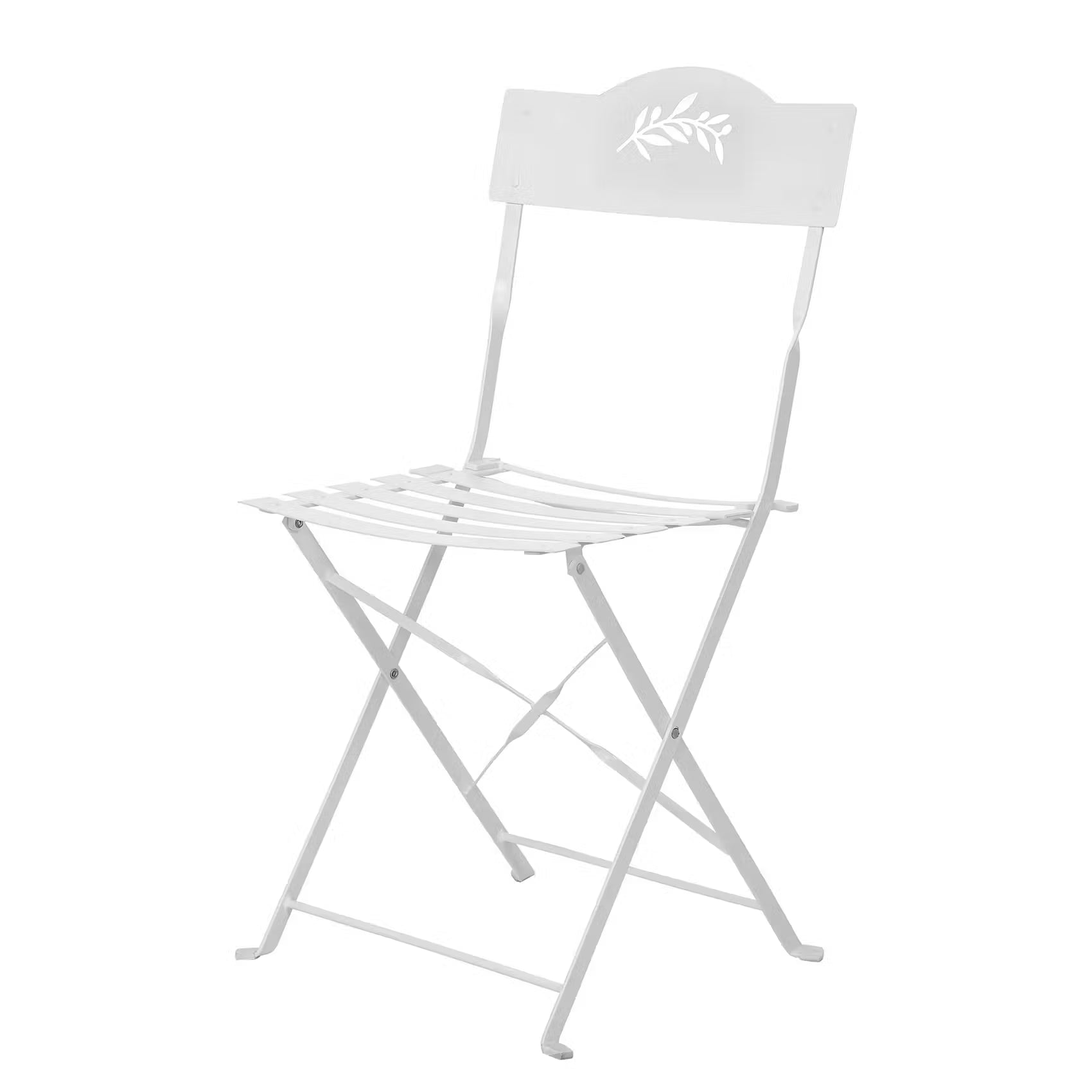 OLIVE GARDEN Gartenstuhl 2er-Set - Eisen - Weiß