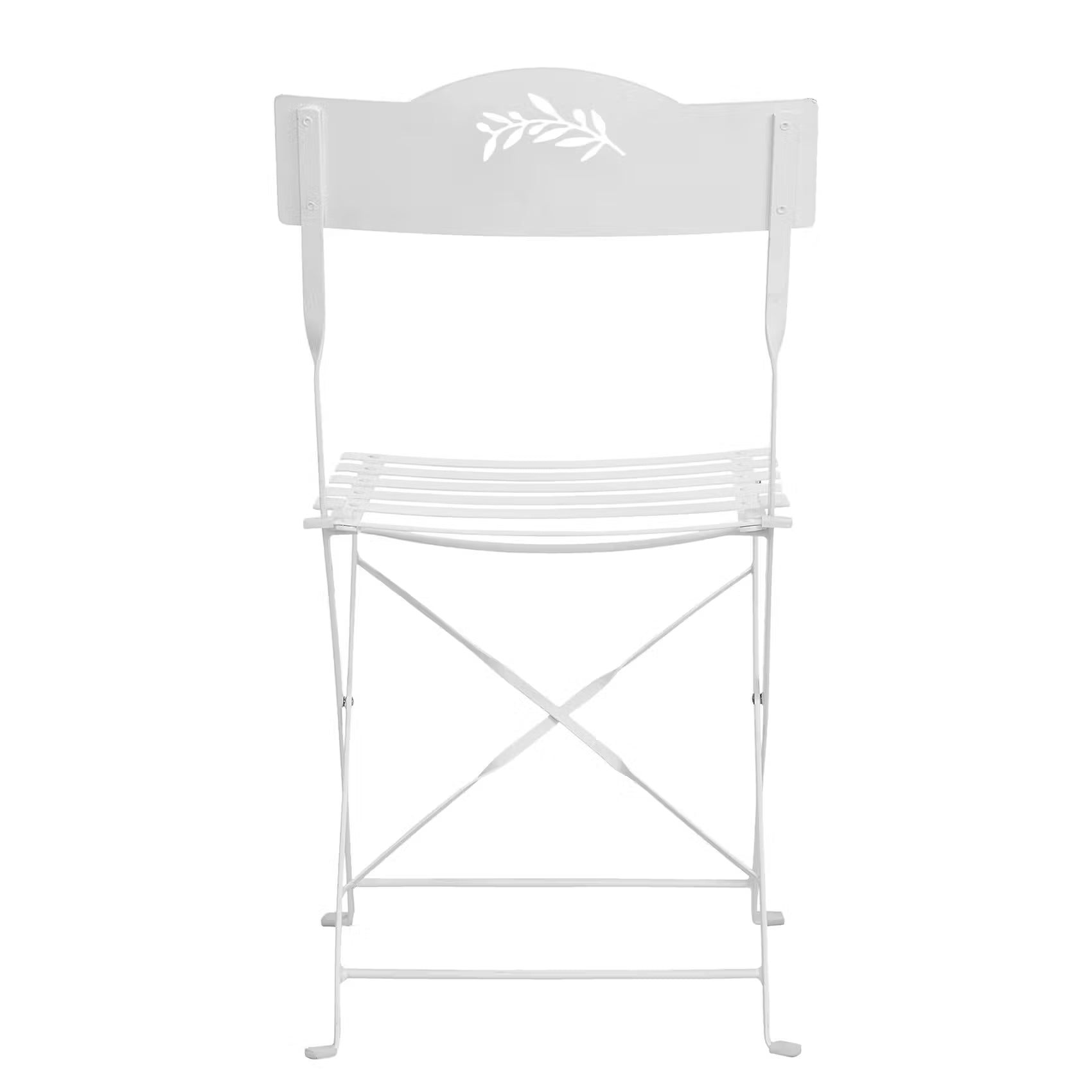 OLIVE GARDEN Gartenstuhl 2er-Set - Eisen - Weiß
