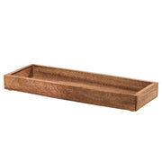 FOREST Tablett 4er-Set - Mangoholz - Braun