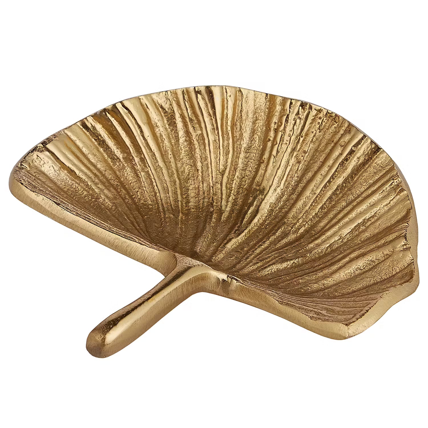 GOLDEN NATURE Deko-Gingkoblatt 6er-Set - Aluminium - Gold