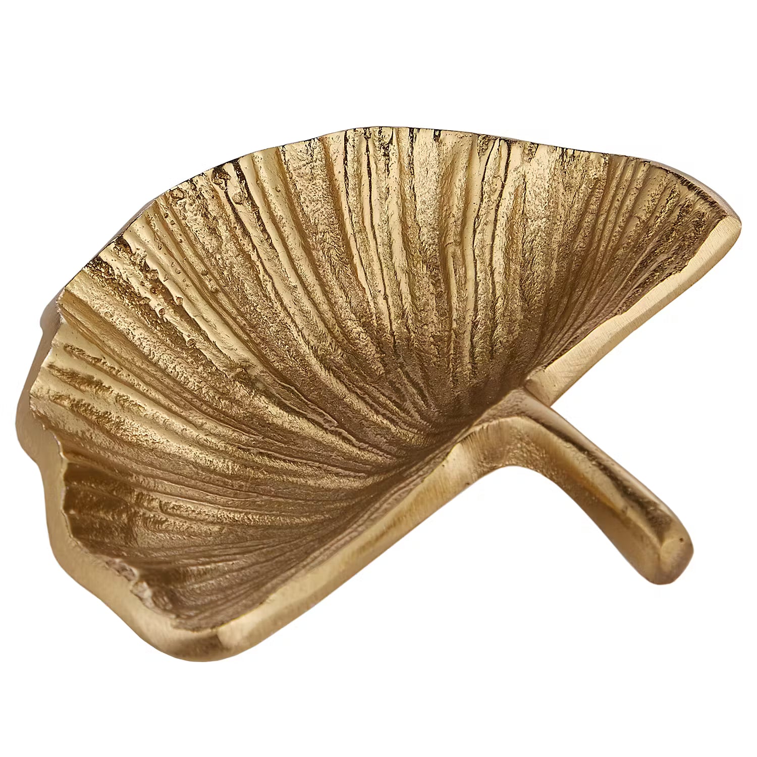 GOLDEN NATURE Deko-Gingkoblatt 6er-Set - Aluminium - Gold