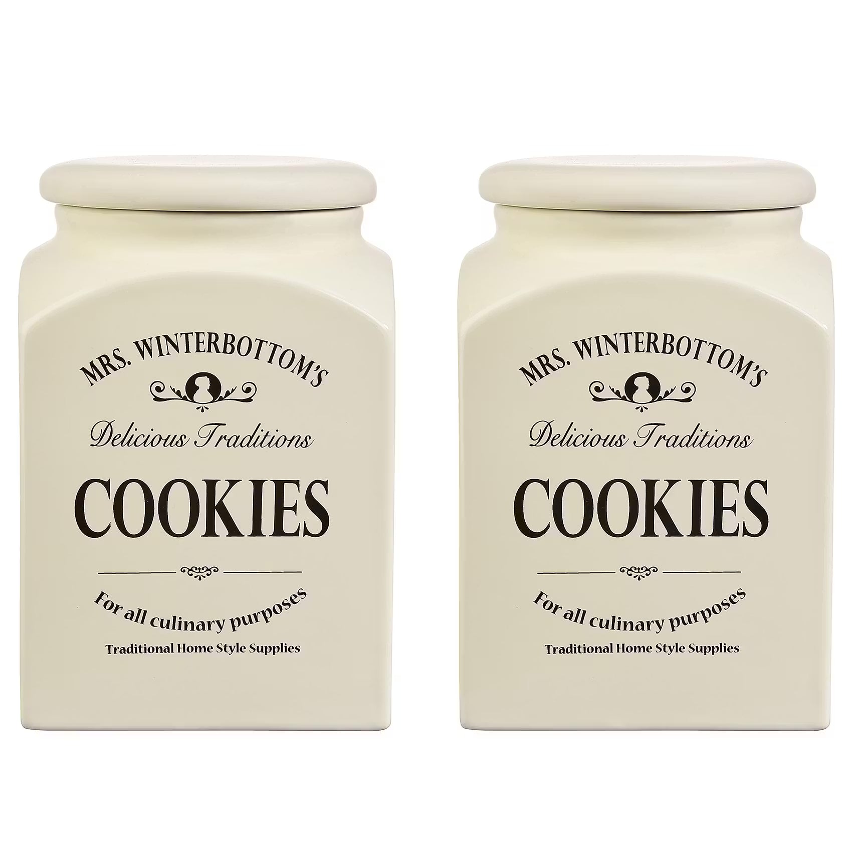 MRS. WINTERBOTTOM'S Keksdose 2er-Set