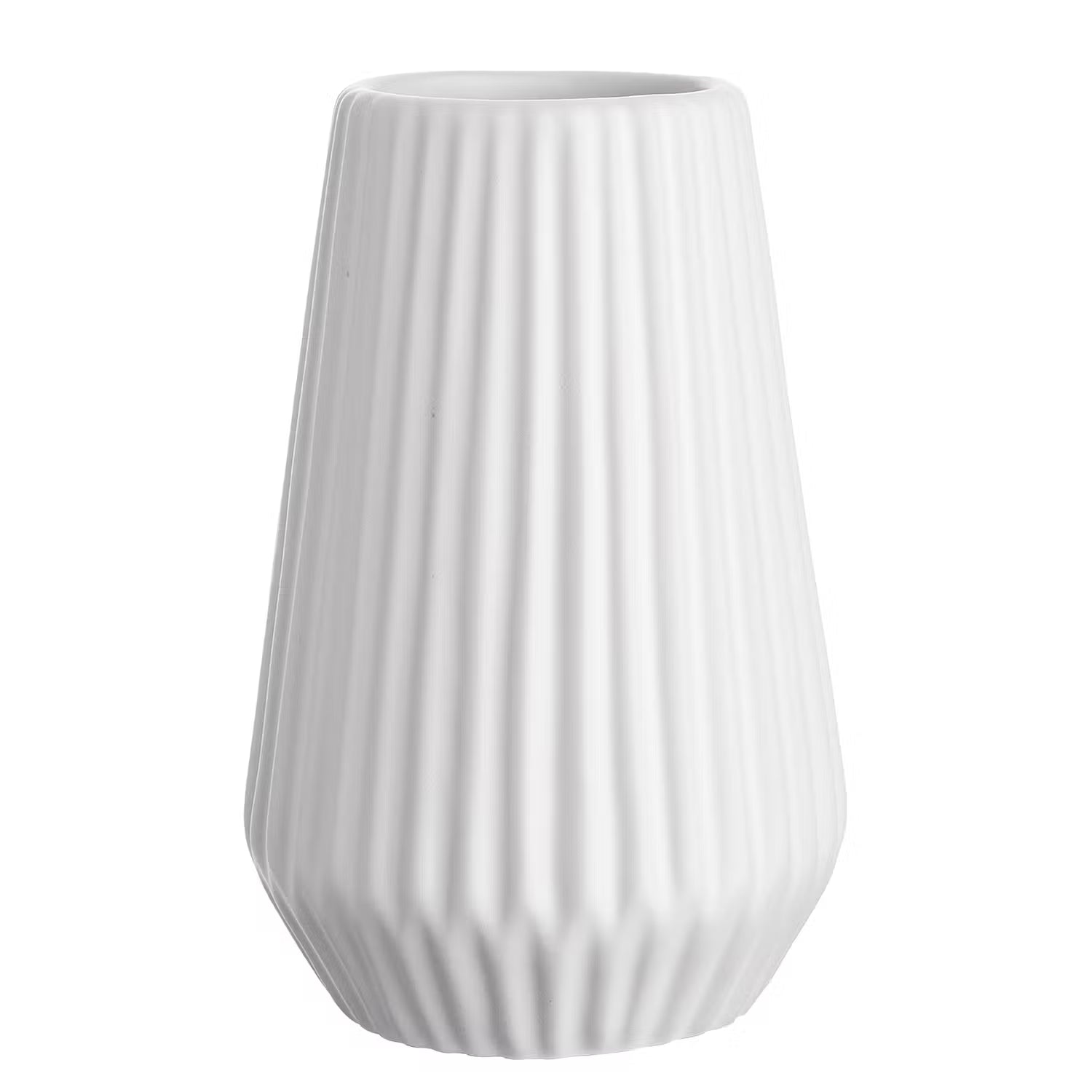 RIFFLE Vase 6er-Set - Steinzeug