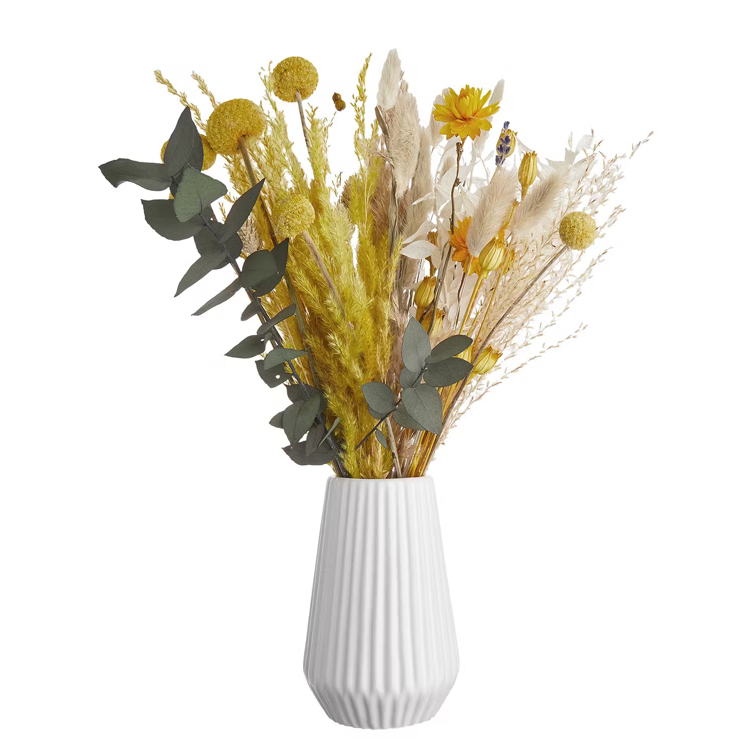 RIFFLE Vase 6er-Set - Steinzeug