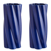 TWIST Vase 2er-Set - Steingut