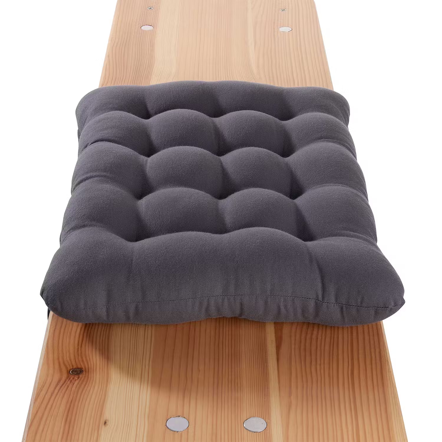 SOLID Sitzkissen für Bierbank 4er-Set - Baumwolle / Polyester - Anthrazit
