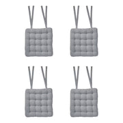 SOLID Stuhlkissen 4er-Set - Baumwolle / Polyester