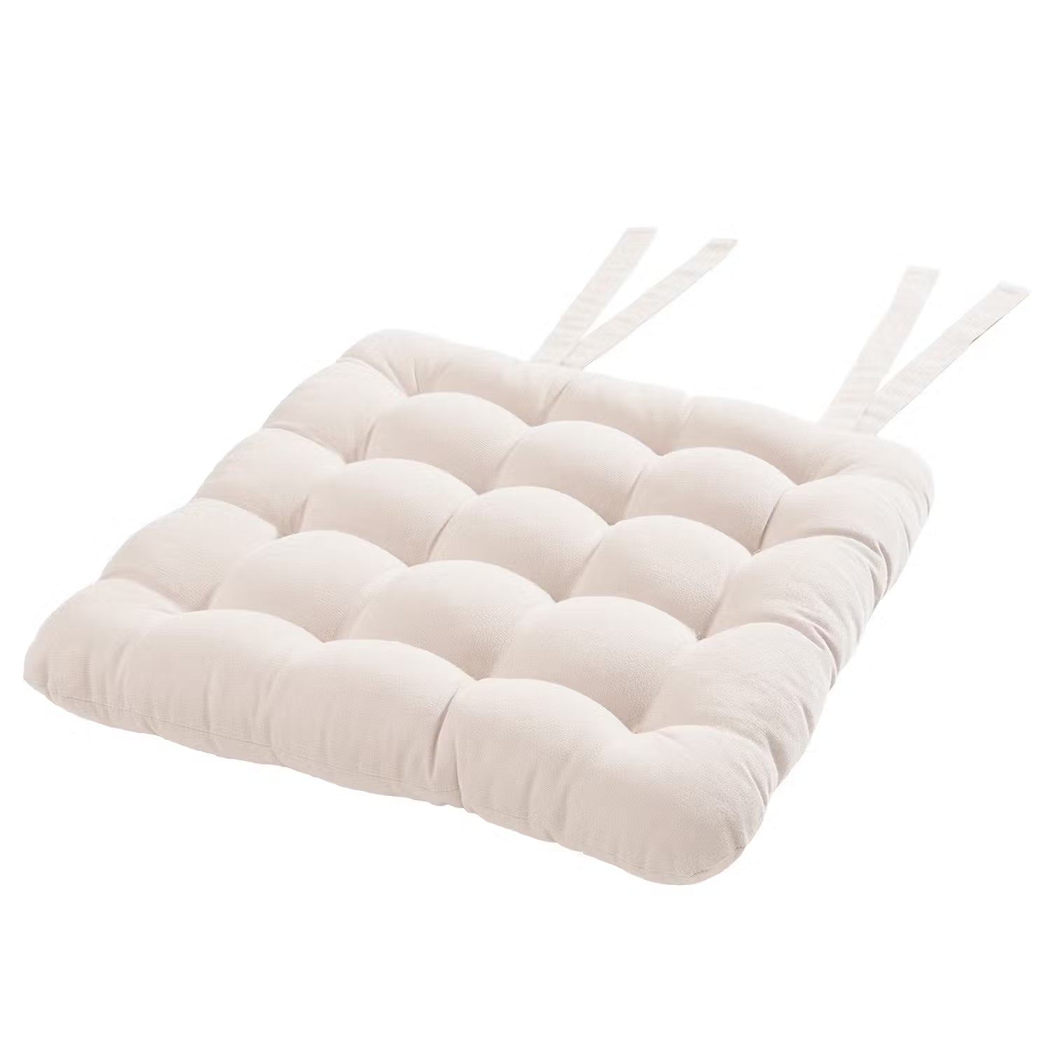 SOLID Stuhlkissen 4er-Set - Baumwolle / Polyester