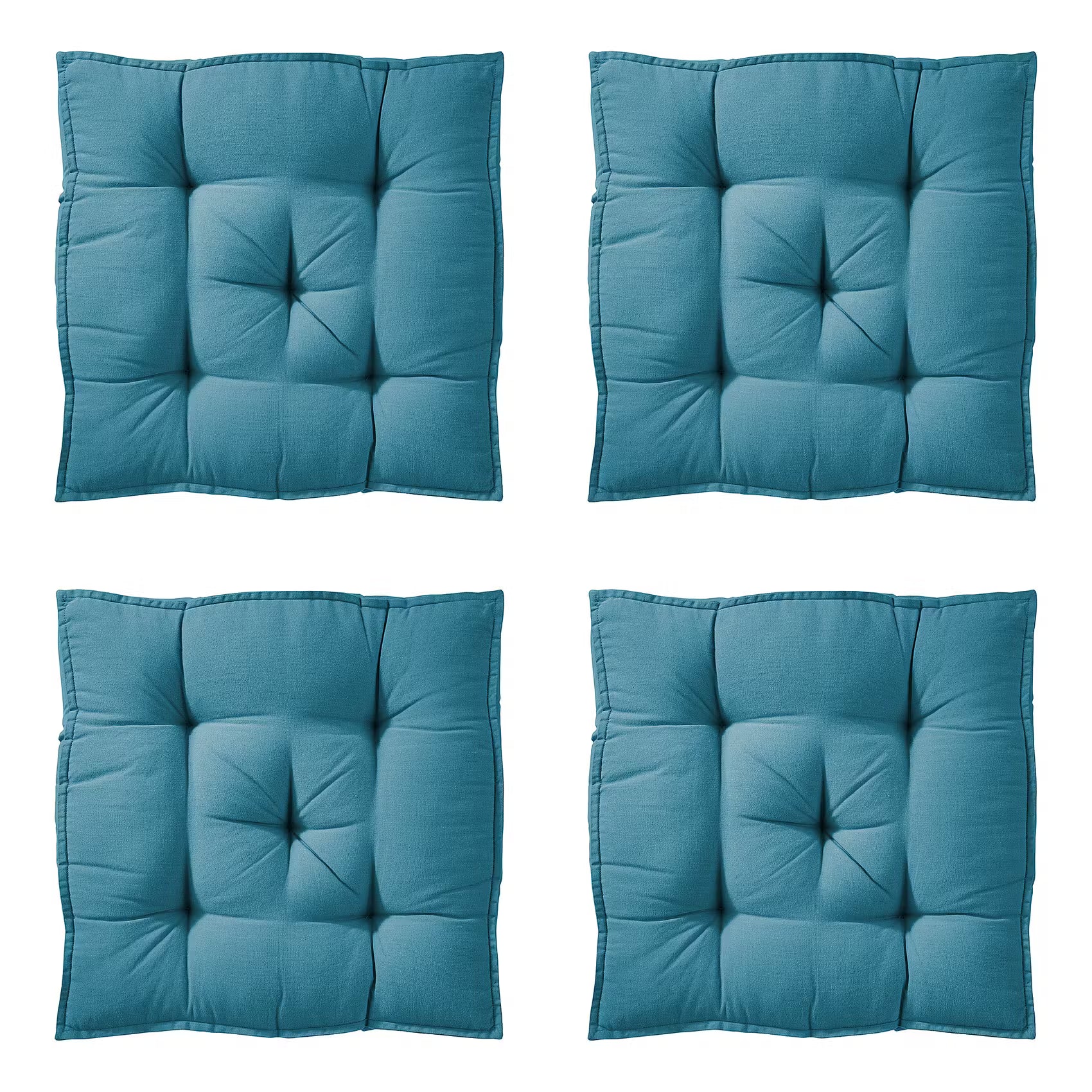 SOLID Sitzkissen 4er-Set - Baumwolle / Polyester