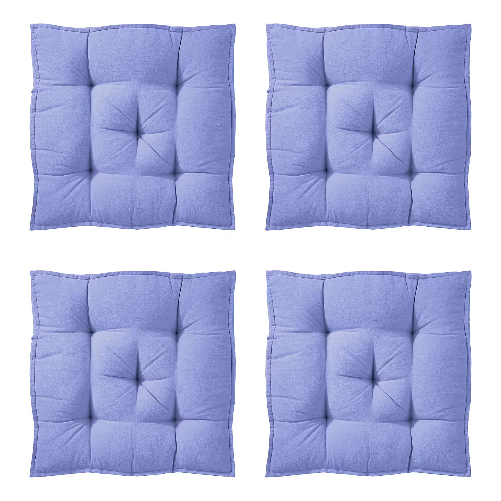 SOLID Sitzkissen 4er-Set - Baumwolle / Polyester