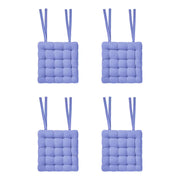 SOLID Stuhlkissen 4er-Set - Baumwolle / Polyester