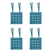 SOLID Stuhlkissen 4er-Set - Baumwolle / Polyester