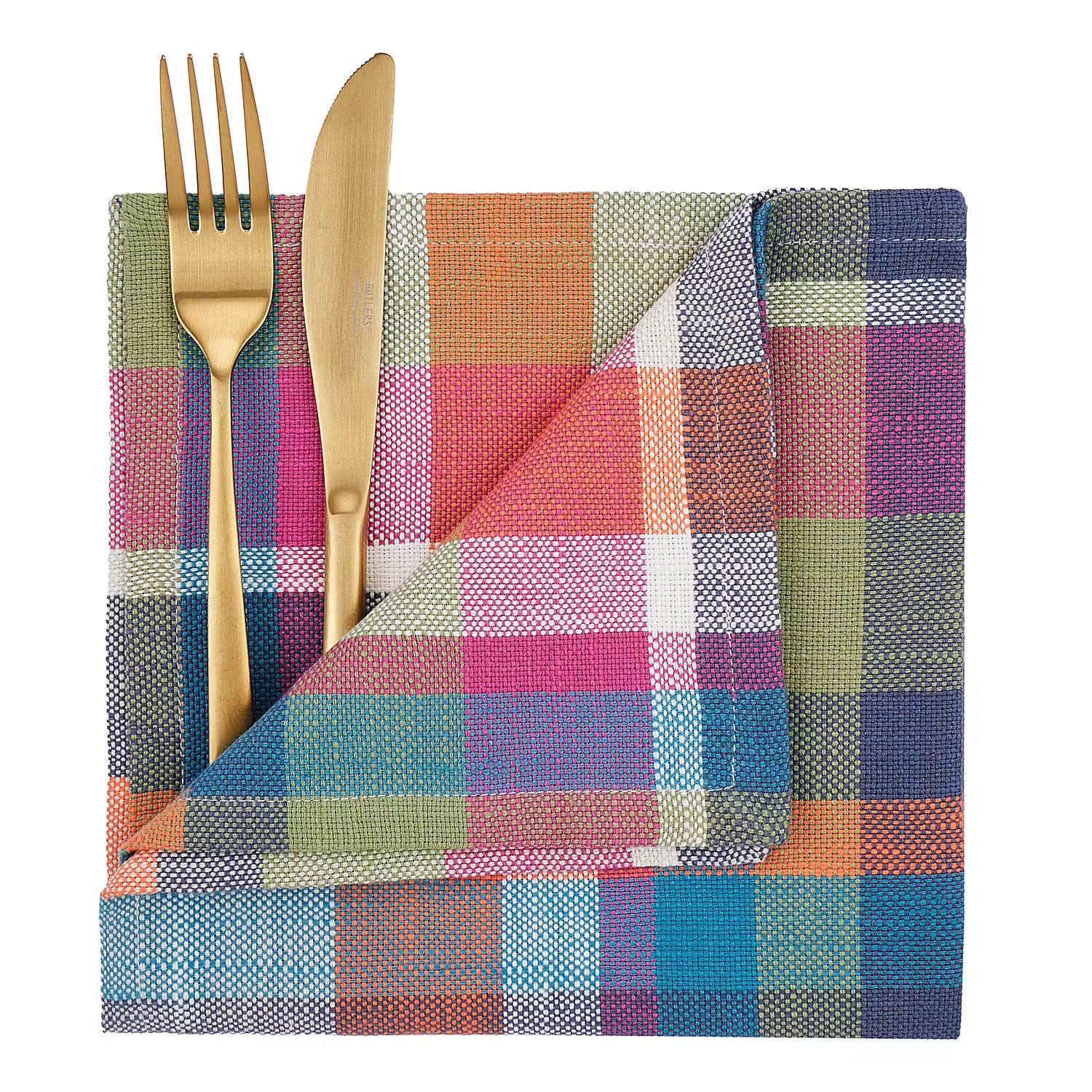 ABERDEEN Serviette 6er-Set - Baumwolle - Bunt