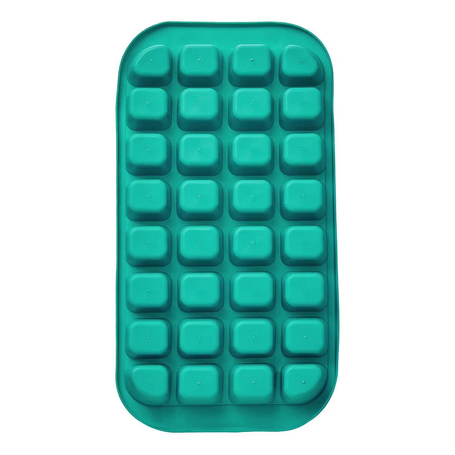 COOL DOWN Maxi Eiswürfelform 6er-Set - Silikon - Türkis