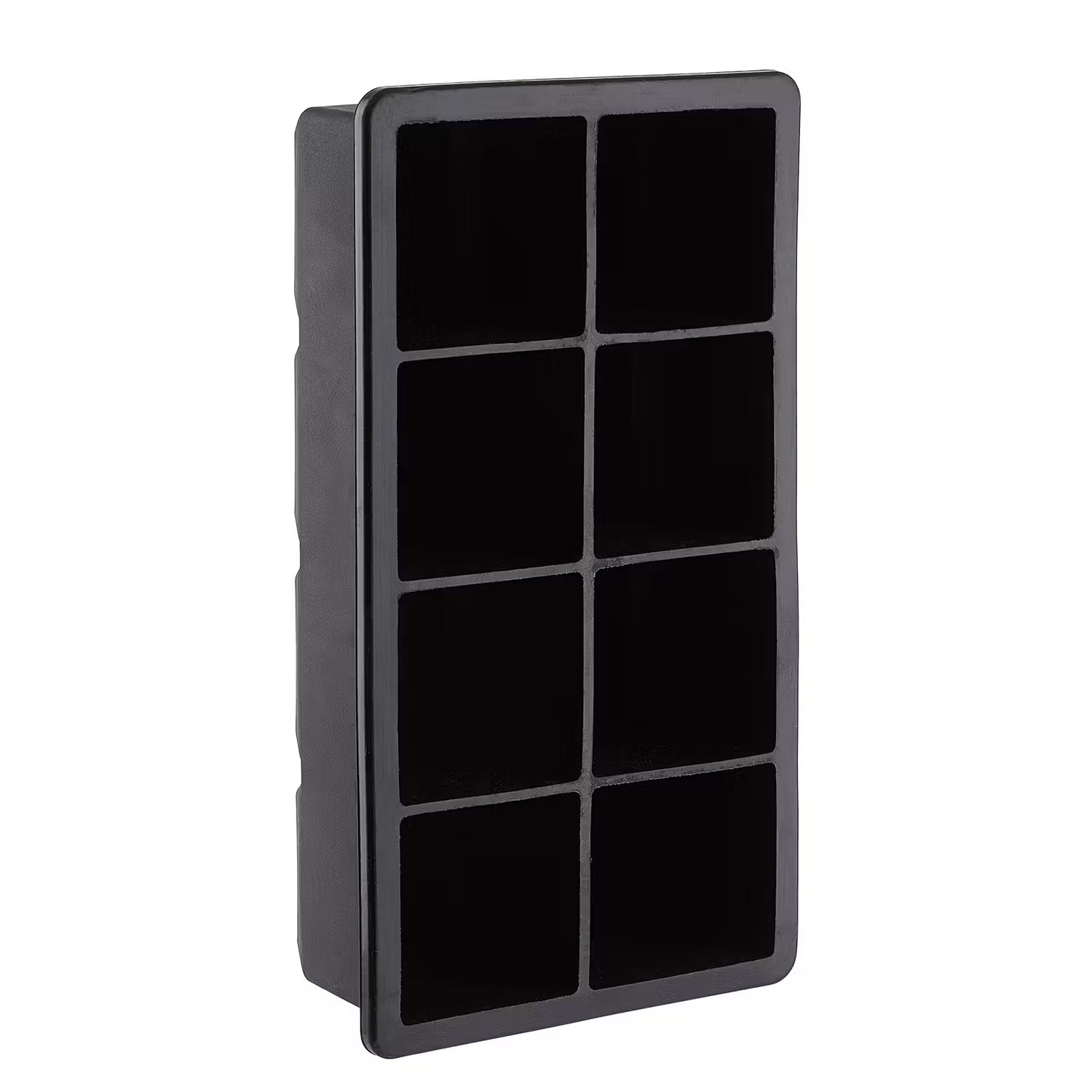 COOL DOWN XXL Eiswürfelform 6er-Set - Silikon - Schwarz