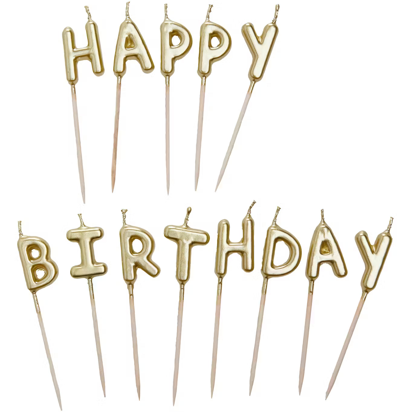 Kerze HAPPY BIRTHDAY 12er-Set