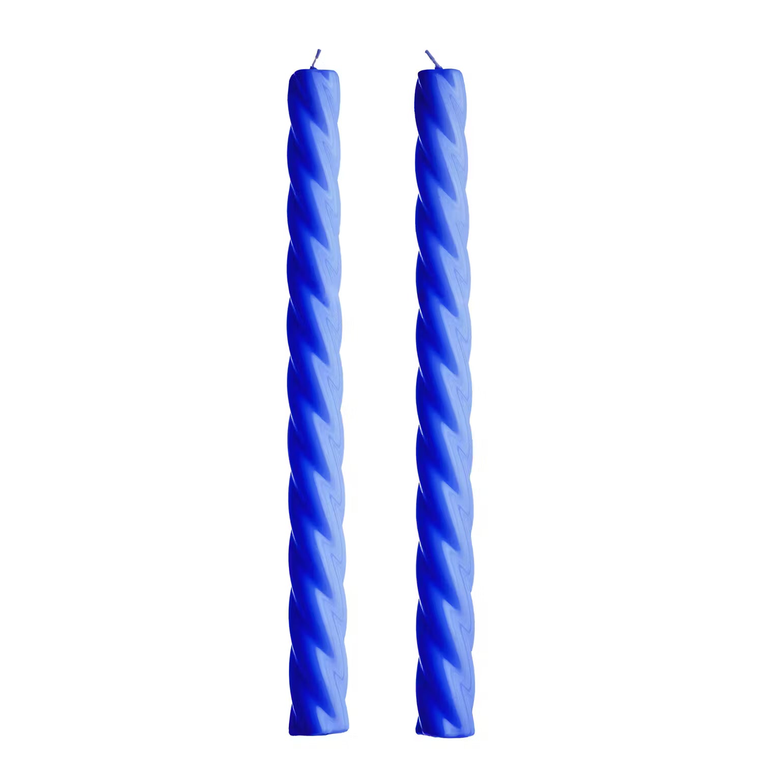 Stabkerze TWISTED 12er-Set - Paraffin / Sojawachs