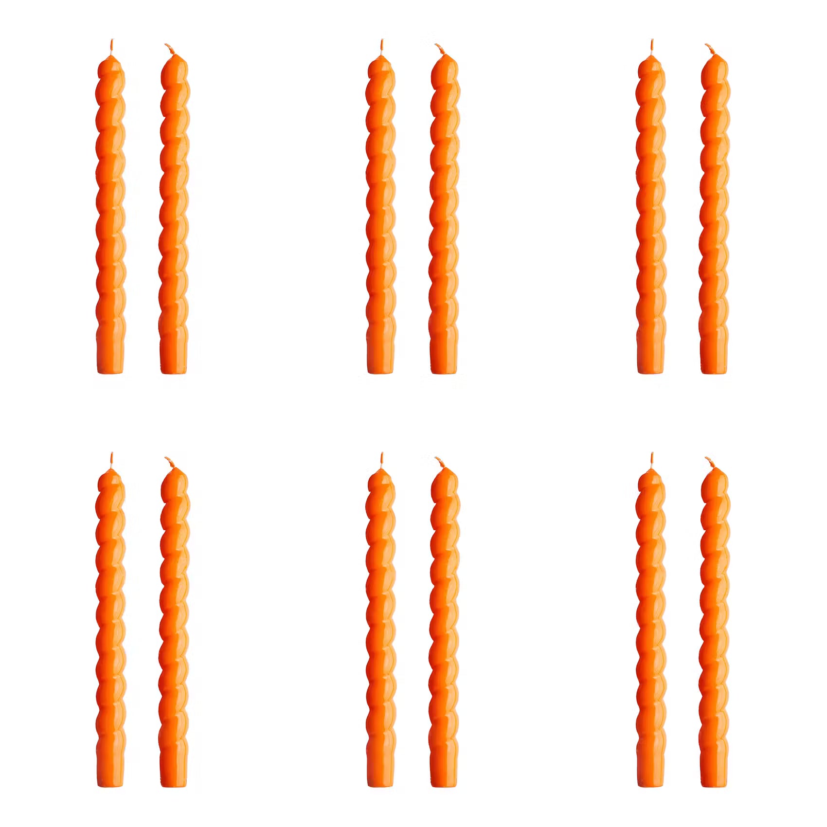 Stabkerze TWISTED 12er-Set