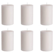 RUSTIC Stumpenkerze 6er-Set - Wachs