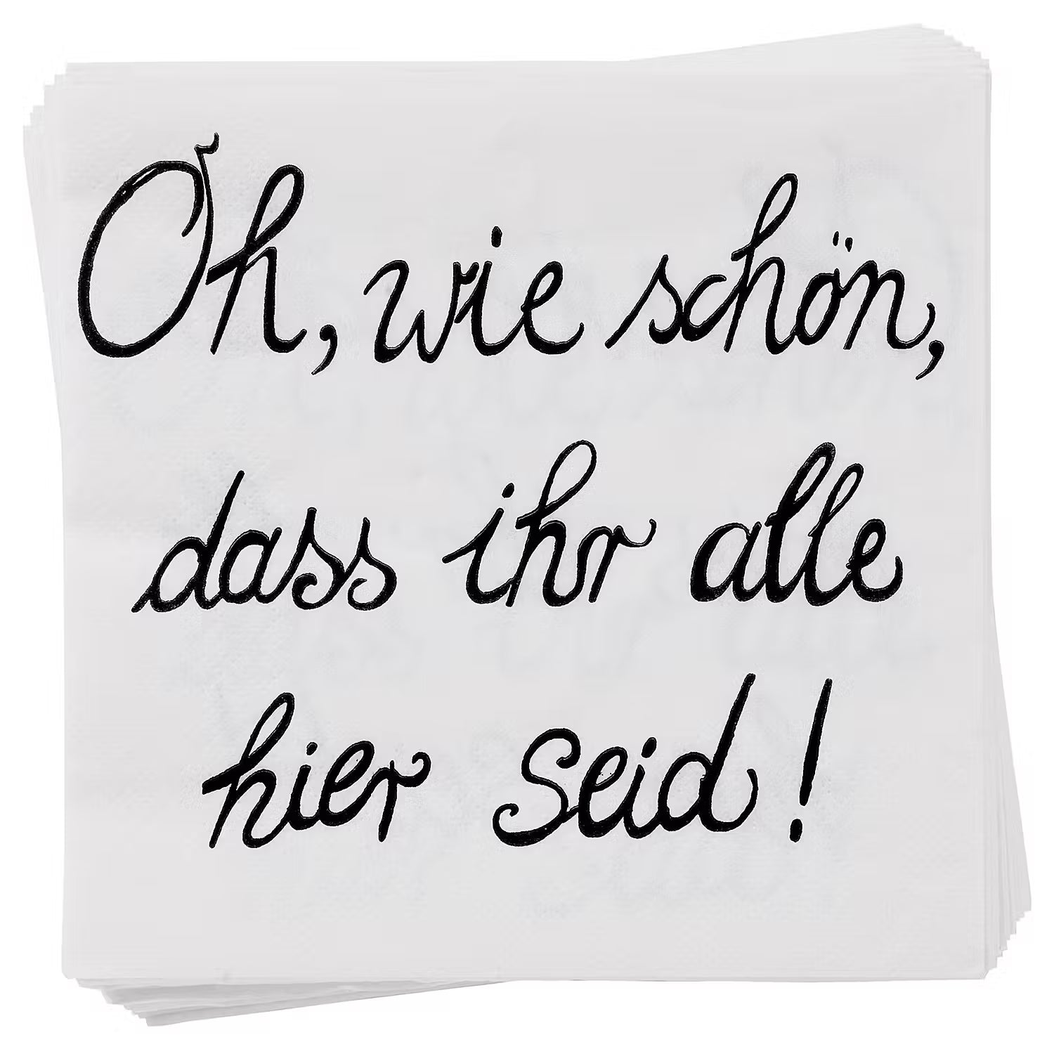 APRÈS Papierserviette 12er-Set - Papier - Weiß
