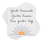 Papierserviette APRÈS 6er-Set - Papier - Weiß - 20 Stück