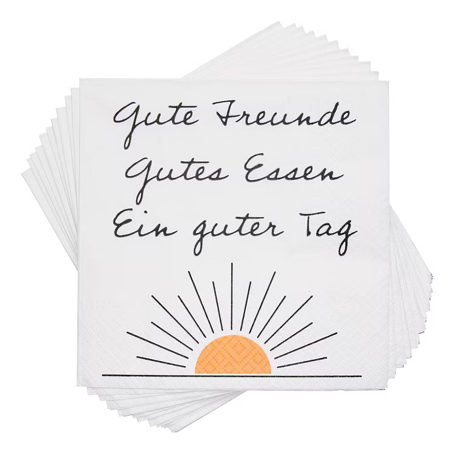 Papierserviette APRÈS 6er-Set - Papier - Weiß - 20 Stück